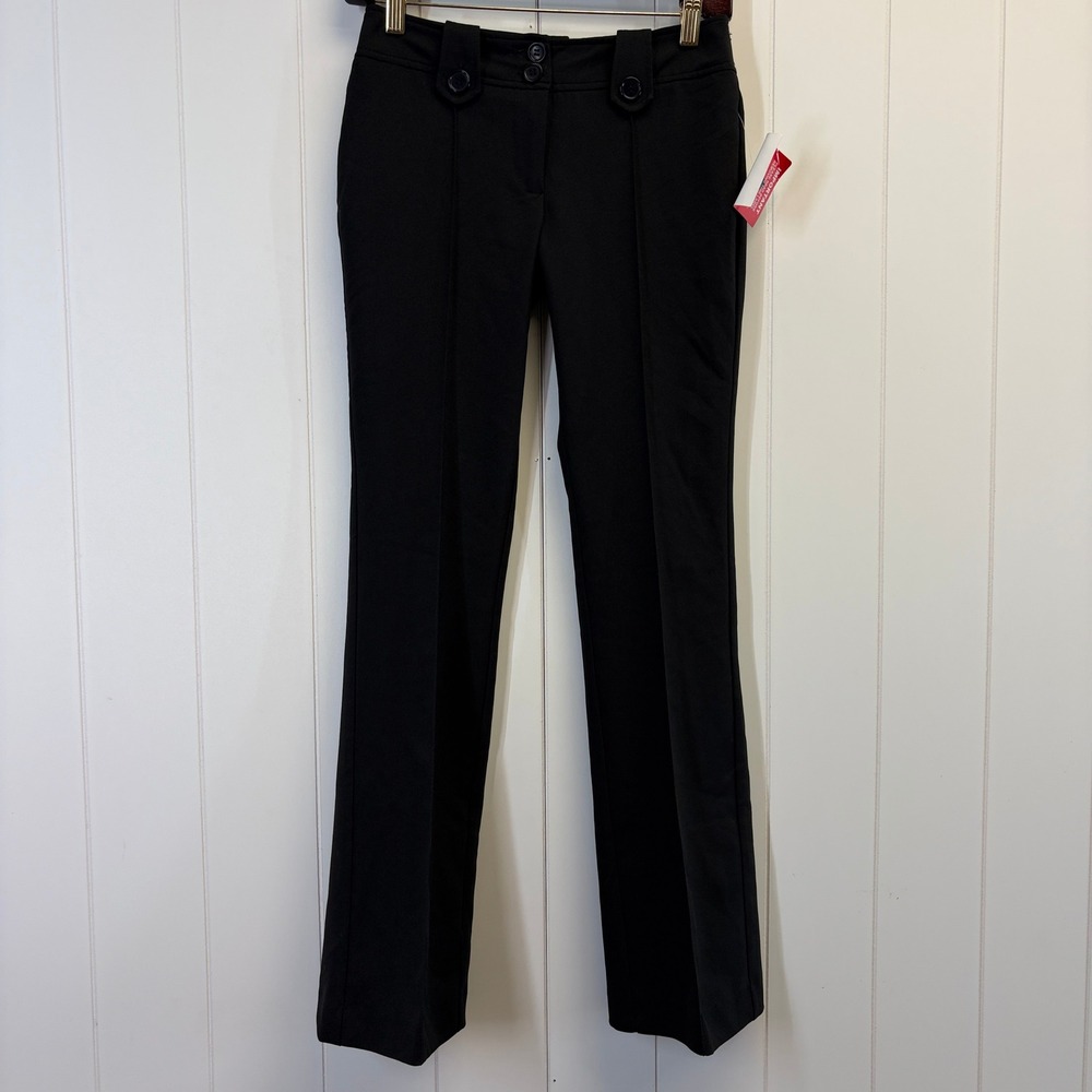 Asos Petite Y2K Office Siren Low Rise Dress Pants Womens Size 0 Corporate Goth